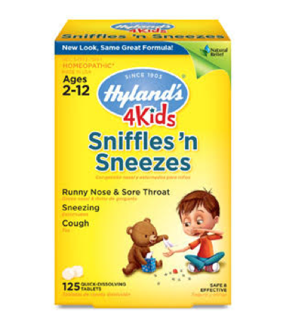 Homeopathic preparation of aconite from Hyland's.